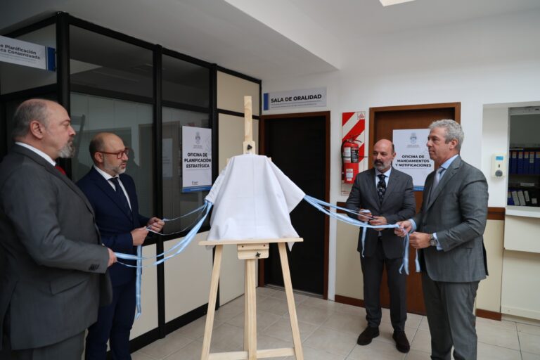 Los jueces del Superior Tribunal de Justicia inauguraron nuevas obras en el DJN