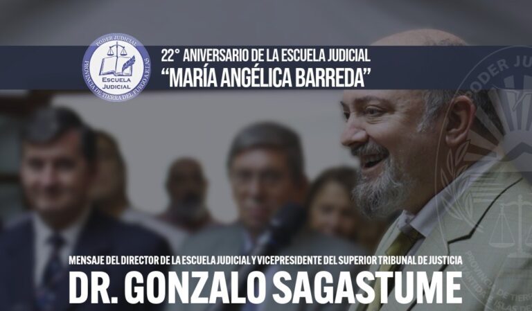 Aniversario Escuela Judicial “María Angélica Barreda”