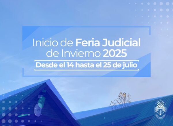 La Feria Judicial de Invierno será del 14 al 25 de julio