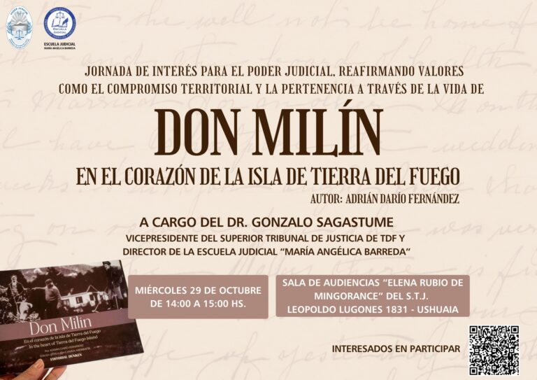 Compromiso territorial y pertenencia, ejes de la presentación de un pionero en el Corazón de la Isla de Tierra del Fuego