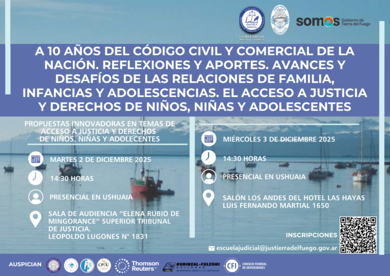 Invitan a participar de las Jornadas “A 10 años del Código Civil y Comercial de la Nación”