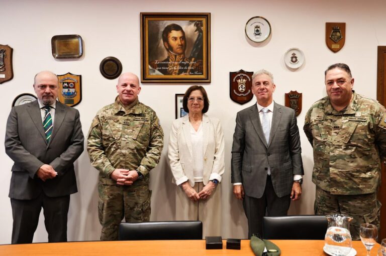 Autoridades del STJ recibieron al Coronel Maiztegui Marcó en su visita protocolar de despedida