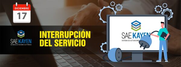 Corte del sistema SAE Kayen: se deja constancia de la contingencia registrada el 17 de diciembre