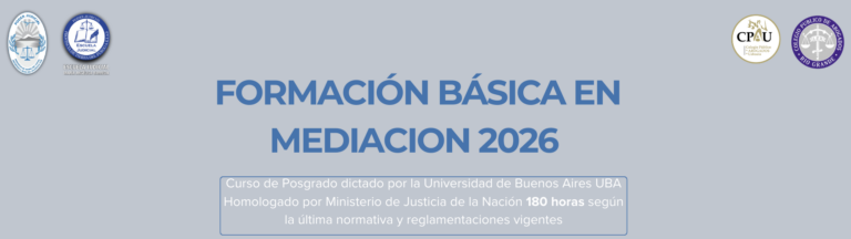 Abren las inscripciones a la Formación Básica en Mediación 2026