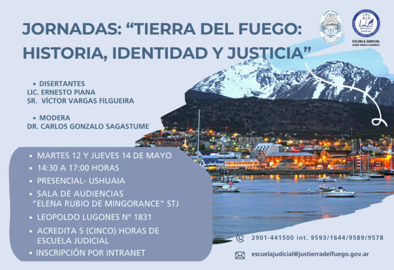 Invitan a participar de las Jornadas “Tierra del Fuego: Historia, Identidad y Justicia”