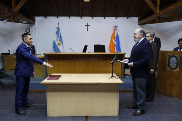 Lucas Berber asumió como Juez Correccional y Contravencional de Ushuaia