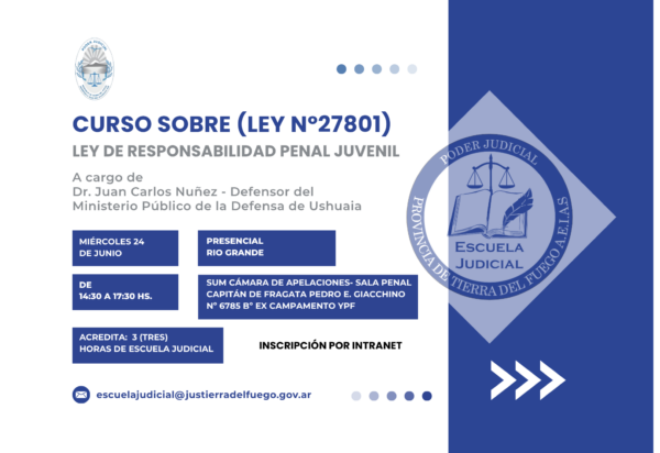 Invitan a una capacitación abierta sobre la nueva Ley de Responsabilidad Penal Juvenil